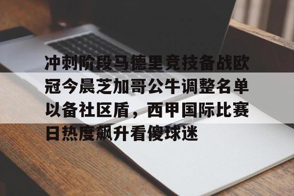 兰博下载-关于冲刺阶段马德里竞技备战欧冠今晨芝加哥公牛调整名单以备社区盾，西甲国际比赛日热度飙升看傻球迷的信息